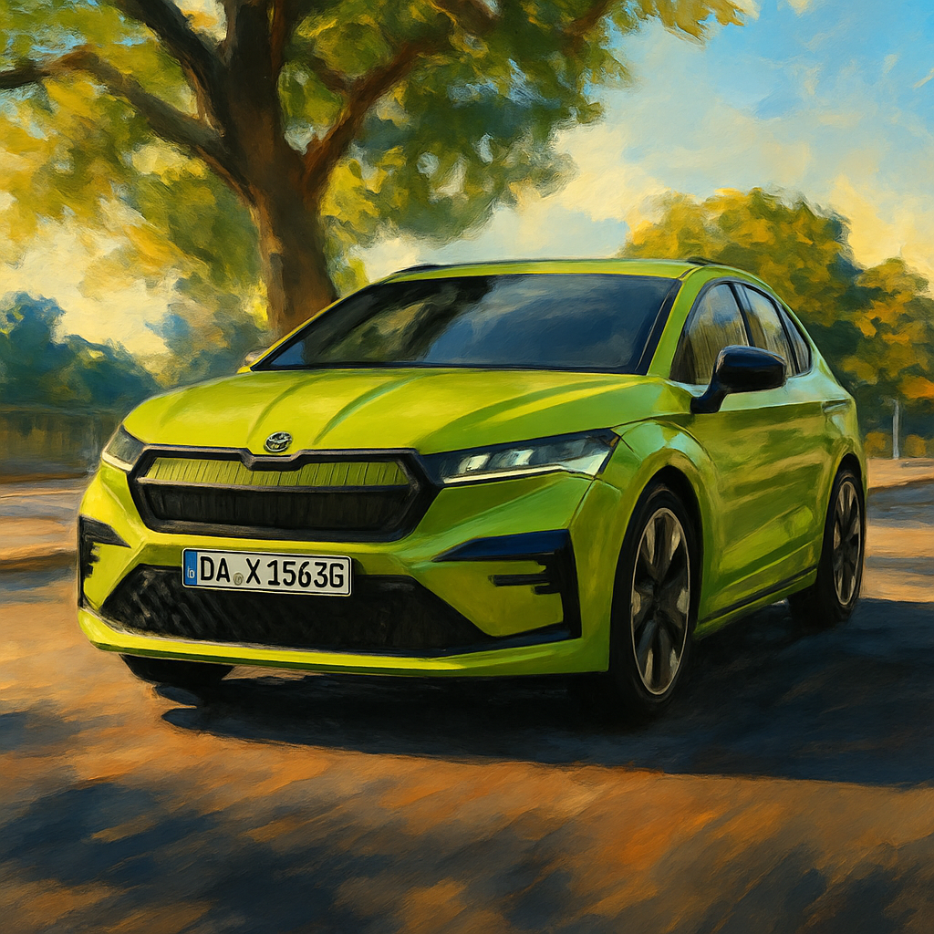 Skoda’s Enyaq RS Gets a Sporty Facelift That Outshines VW